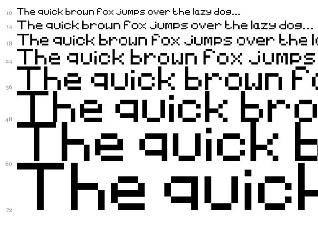 Old School Adventures font waterfall